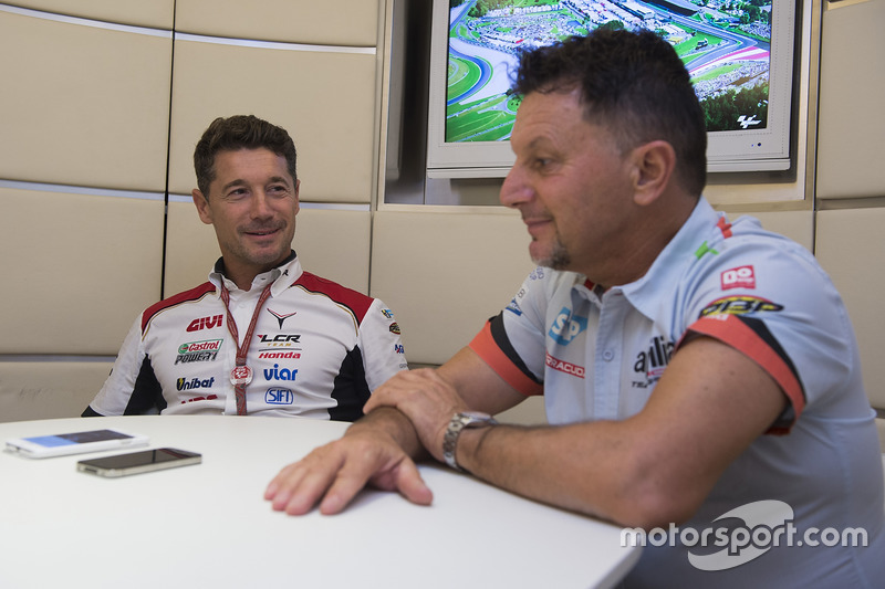Lucio Cecchinello et Fausto Gresini