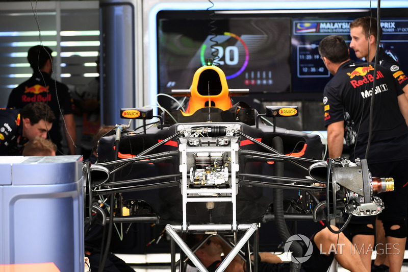 Suspensión delantera del Red Bull Racing RB13