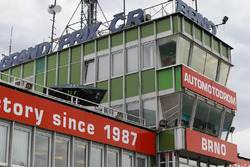 Start/Ziel-Gebäude in Brno