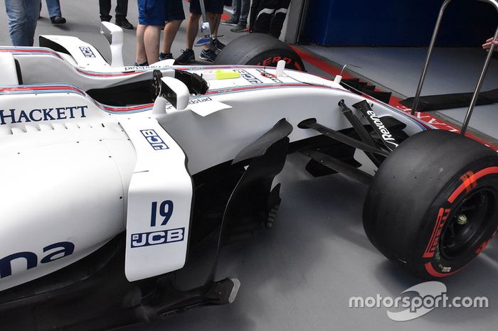 Parte frontal del Williams FW40