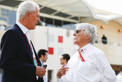Marco Tronchetti Provera, Vicepresidente Ejecutivo y Director Ejecutivo de Pirelli, con Bernie Eccle