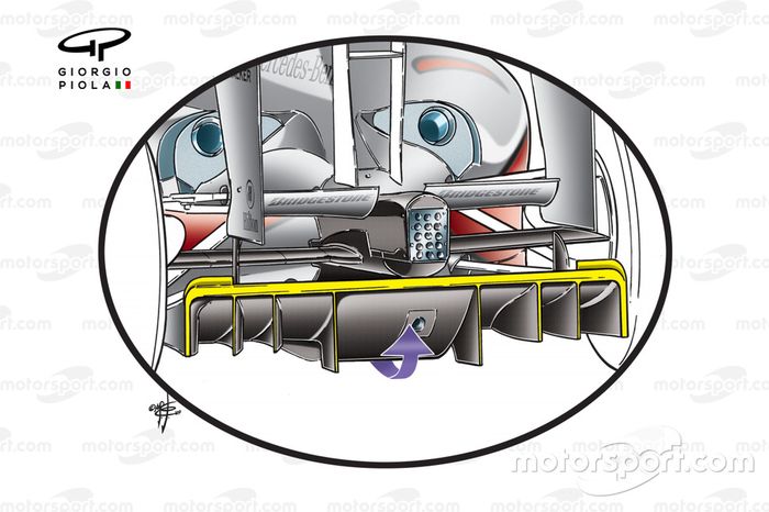 Detalles del sifusor del McLaren MP4-24 2009 
