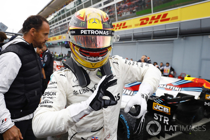 Polesitter Lewis Hamilton, Mercedes AMG F1