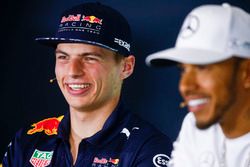 Max Verstappen, Red Bull Racing, Lewis Hamilton, Mercedes AMG F1, in the press conference