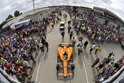 Fernando Alonso, Andretti Autosport, Honda, Gasoline Alley