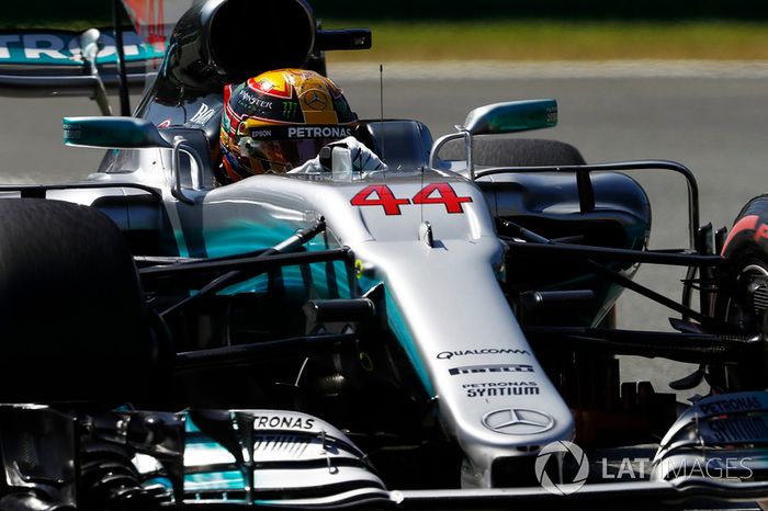  Lewis Hamilton, Mercedes AMG F1 W08