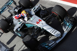 Le vainqueur Lewis Hamilton, Mercedes AMG F1