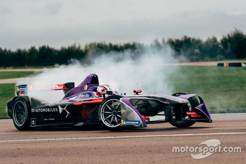 DSV-03 Formula E car in action