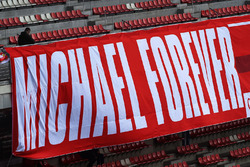 Fans banner for Michael Schumacher