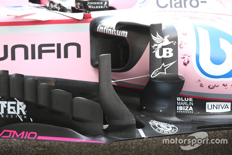Force India VJM10: Windabweiser