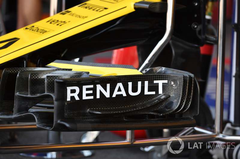 Renault Sport F1 Team R.S. 18 front wing detail