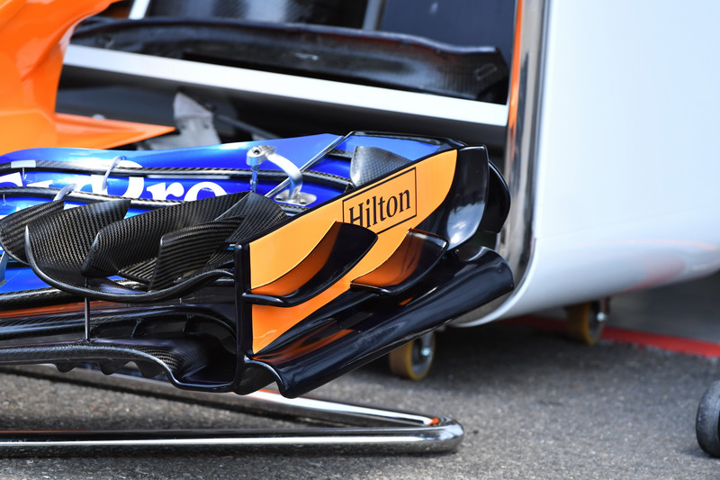 McLaren MCL33 front wing detail