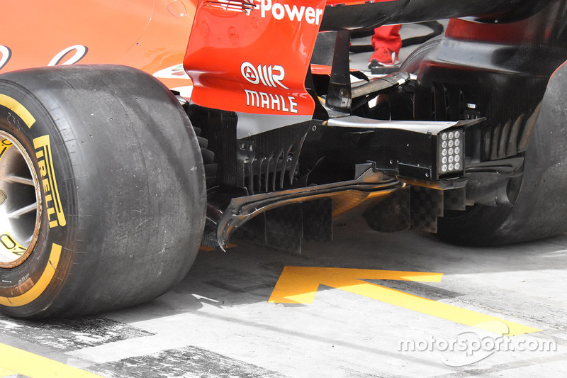 Ferrari SF71H difüzör detay