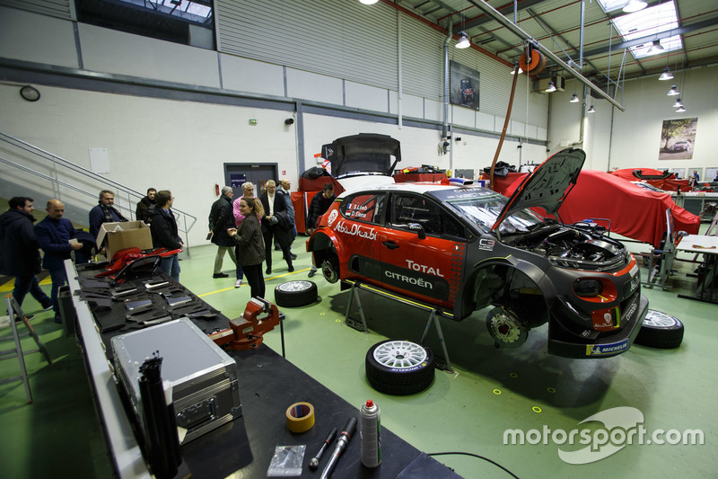 Assemblaggio della Citroen C3 WRC di Sebastien Loeb e Daniel Elena, Citroen World Rally Team