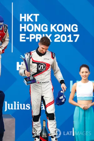 Podium: derde plaats Edoardo Mortara, Venturi Formula E