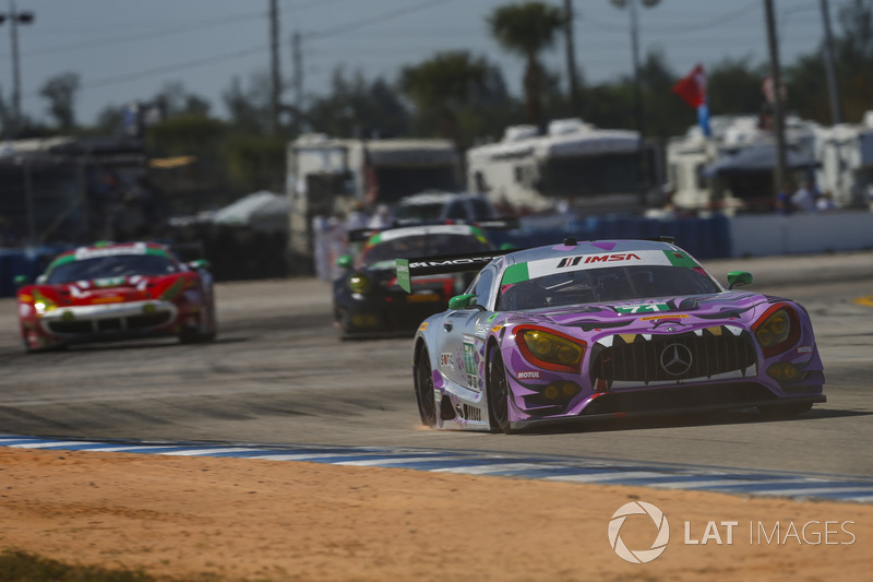 #71 P1 Motorsports Mercedes AMG GT3, GTD: Kenton Koch, Juan Perez, Loris Spinelli