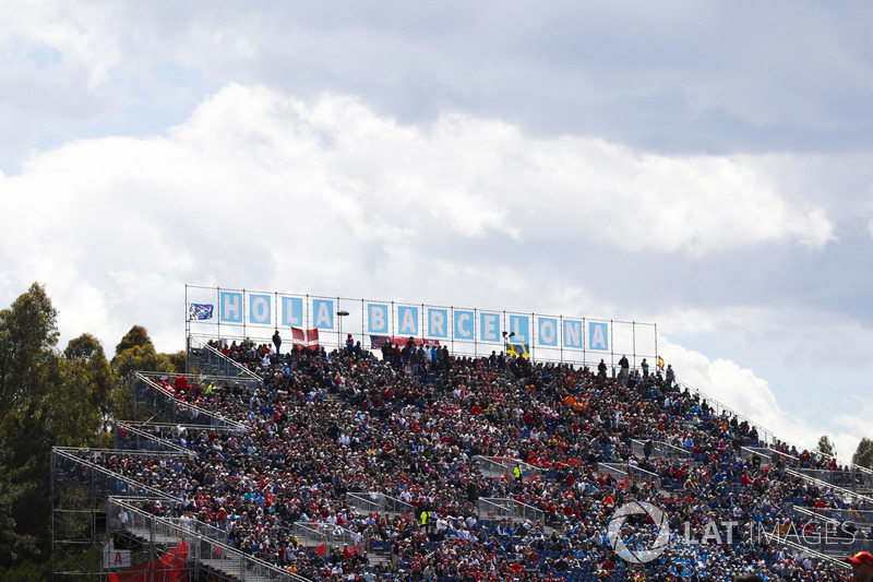 A packed grandstand