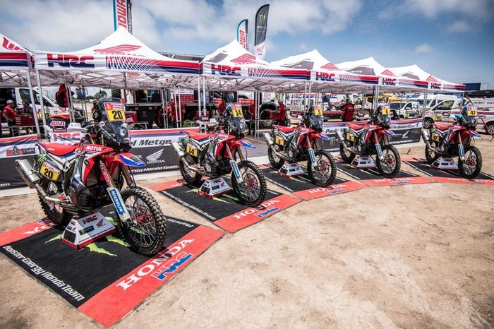 Todas las motos del Monster Energy Honda Team