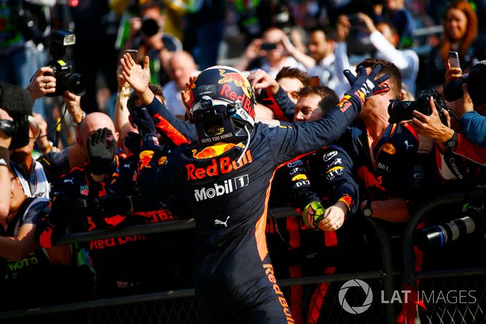 Ganador de la carrera Daniel Ricciardo