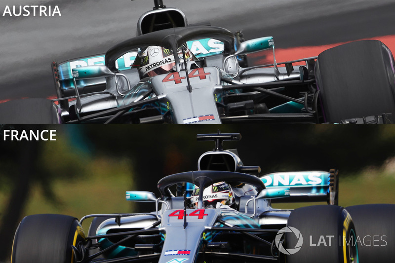 Cambios en el W09 de Francia a Austria