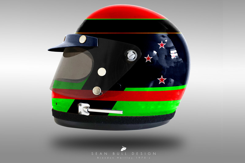 Brendon Hartley 1970's helmet concept