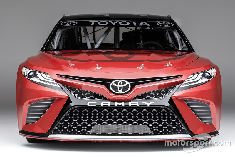 The 2017 NASCAR Toyota Camry based on the 2018 road car