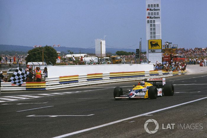 18º Nigel Mansell, Williams FW11B, Le Castellet 1987. Tiempo: 1:06.454