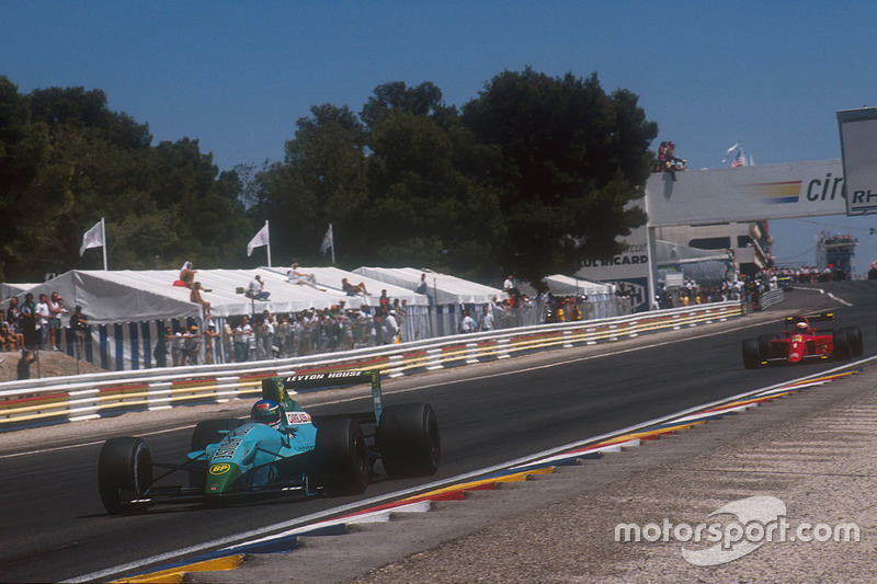 Ivan Capelli, Leyton House CG901 Judd voor Alain Prost, Ferrari 641