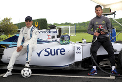 Felipe Massa, Williams with Chelsea FC player Eden Hazard