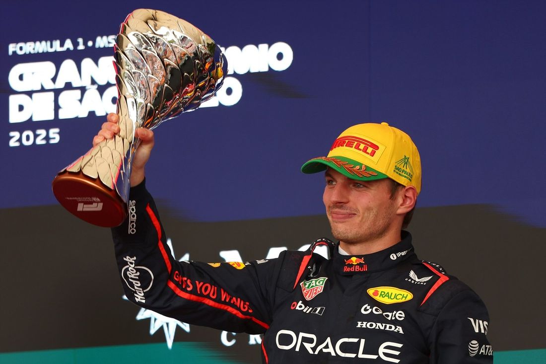 Max Verstappen en el GP de Sao Paulo 2025 (3º), último 'From pitlane to podium'