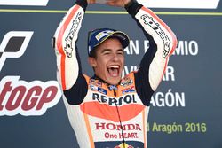 Podium: race winner Marc Marquez, Repsol Honda Team