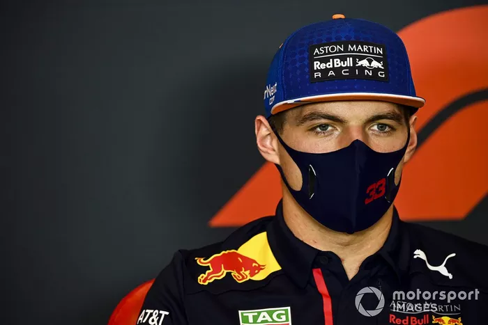 Max Verstappen, Red Bull Racing, en la conferencia de prensa