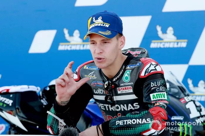 Ganador de la pole Fabio Quartararo, Petronas Yamaha SRT 