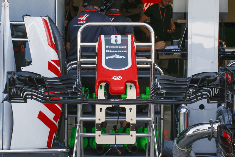 Haas VF-18 nose and front wing