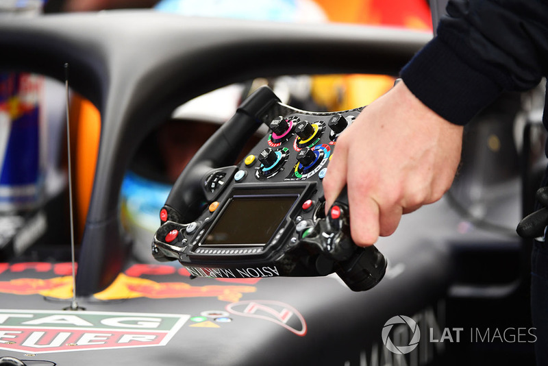 Red Bull Racing RB14 steering wheel
