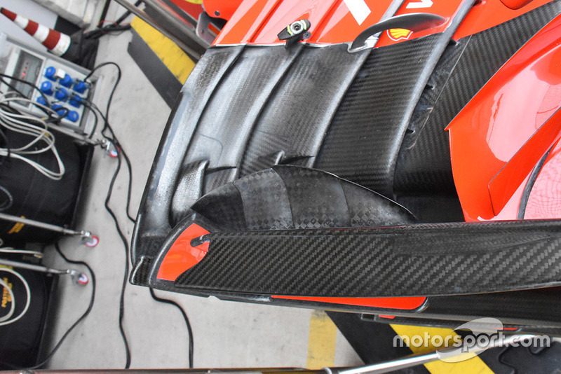 Ferrari SF71H front wing detail