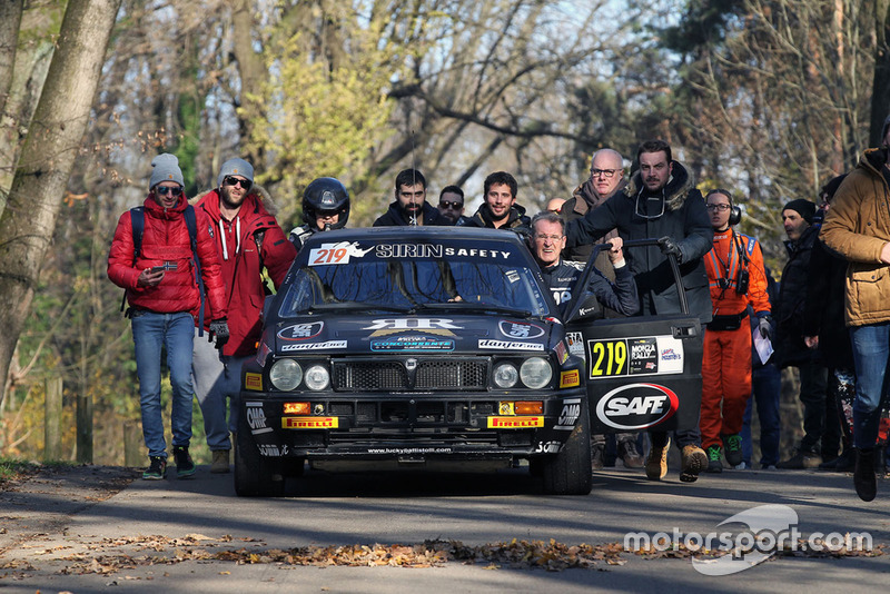 "Lucky" et Fabrizia Pons (Lancia Delta)