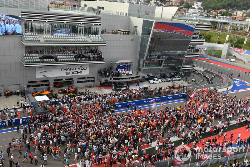 Tifosi in pista