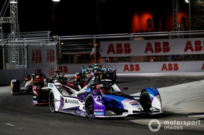 Jake Dennis, BMW I Andretti Motorsport, BMW iFE.21, Oliver Rowland, Nissan e.Dams, Nissan IMO2, Jean-Eric Vergne, DS Techeetah, DS E-Tense FE20