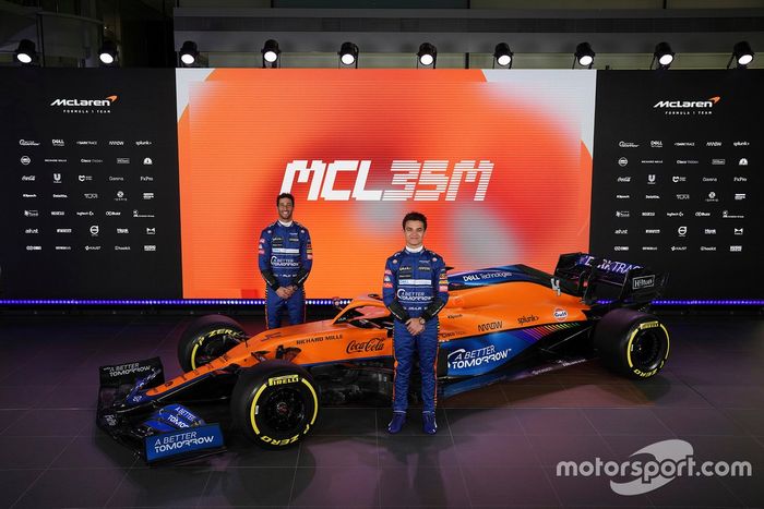Daniel Ricciardo, Lando Norris, McLaren MCL35M