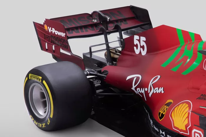 Detalle del Ferrari SF21  
