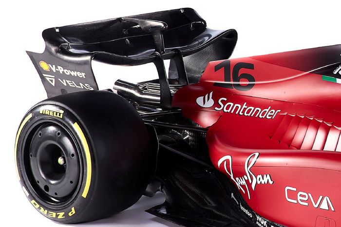 Detalle del Ferrari F1-75