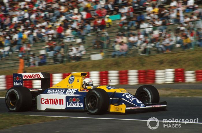 Riccardo Patrese, Williams FW13B, 4º puesto  
