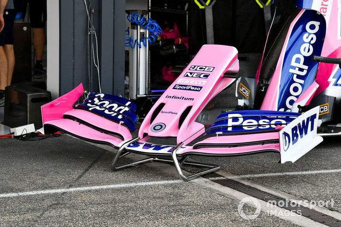 Alerón delantero del Racing Point RP19 