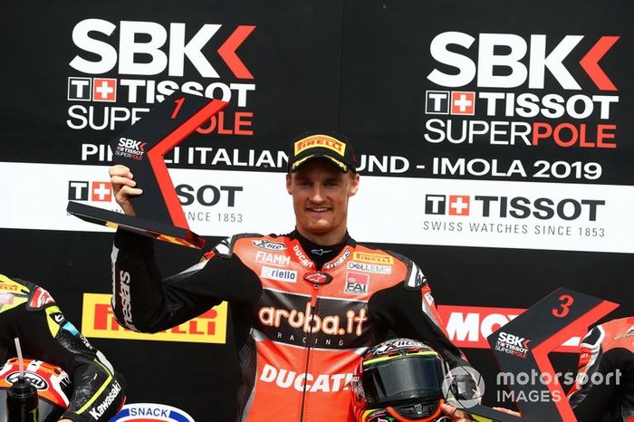 Chaz Davies, Aruba.it Racing-Ducati Team pole