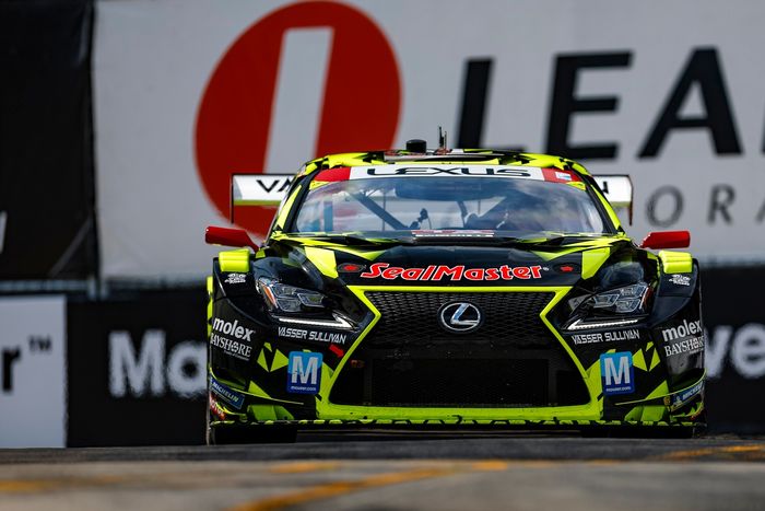 #15 Vasser Sullivan Racing Lexus RC F GT3: Parker Thompson, Frankie Montecalvo