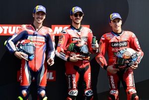 Joan Mir, Honda HRC, Francesco Bagnaia, Ducati Team, Marc Marquez, Ducati Team