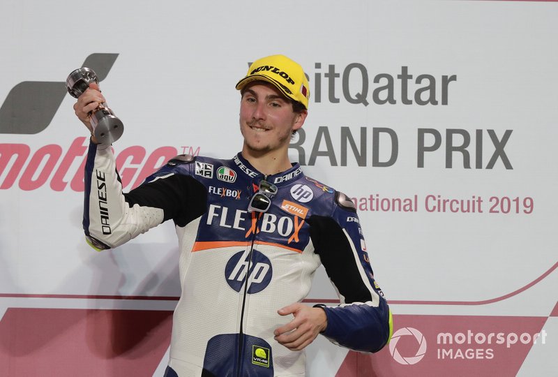 Podio: Ganador de la carrera Lorenzo Baldassarri, Pons HP40