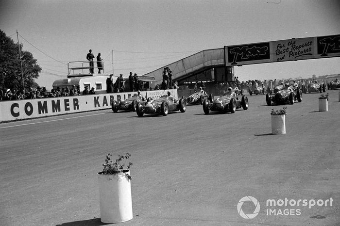 Luigi Fagioli, Alfa Romeo 158, Giuseppe Farina, Alfa Romeo 158, Juan Manuel Fangio, Alfa Romeo 158, 