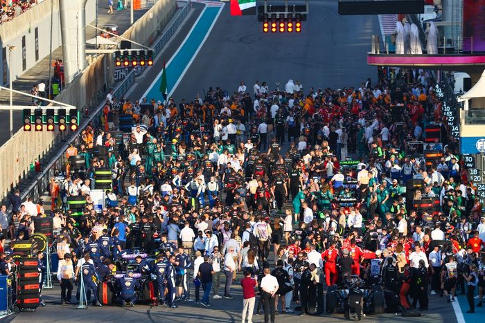 La ajetreada parrilla previa a la carrera
